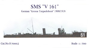 [S70002] 	SMS "V161' German" Grosse Torpedoboat" 1908/1918