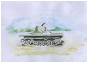 [V11] PZInz-130 - prototype Polish amphibious tank