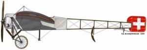 [A201] Bleriot XI-2 Swiss Airplane