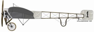 [A192] Bleriot XI-I Italian Airplane 1911 Tripolitania