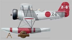 [A71] WATANA BE NAVY TYPE 96 RECONNAISSANCE SEAPLANE (E9W1) "SLIM"
