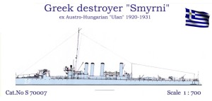 [S70007] 	Greek Destroyer “Smyrni" 1920-1931