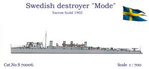 [S70006] Swedish Destroyer “Mode" 1902