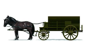[V7203] Horses-Drawn Ammunition Supply Wagon ( German Type)